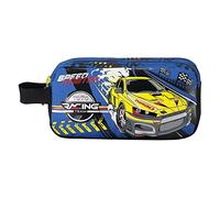 TOTTO Astuccio scolastico per auto da corsa - Velocity DIMENSIONE STANDARD, blu, ESTÁNDAR, Scatole