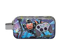 TOTTO Astuccio Scuola per Videogiochi - Monark DIMENSIONE STANDARD, blu, ESTÁNDAR, Scatole