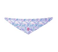 TOTTO - Bandana per cani, taglia XL, fronte-retro con stampe diverse, accessori per cani, 100% poliestere, resistente e durevole, facile da pulire, stampa giungla viola e multicolore