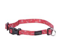 TOTTO - Collare per Cani di Taglia Grande, Modello Mylu, Taglia XL, Collare per Cani Regolabile, Ferramenta Resistente, Placca di Sicurezza, Anello a D per Guinzaglio, Stampa Geommyn Multicolor