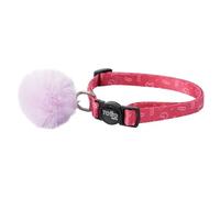 TOTTO - Collare per Cani Taglia Grande, Modello Mylu, Taglia L, Collare per Cani Regolabile, Ferramenta Resistente, Placca di Sicurezza, Anello a D per Guinzaglio, Stampa Mega Cuori Multicolori