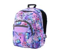 TOTTO Ma04eco021-2416n-4qh, Zaino Unisex-Bambini e Ragazzi, Viola, L