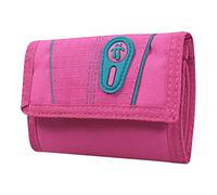 TOTTO - Portafoglio Ragazzi, Modello Uba, con Sistema Blocco RFID, con 10 Organizer, Portafoglio e Porta Carte, Dimensioni Compatte, Chiusura con Patta con Velcro, Versatile e Resistente, Colore Rosa