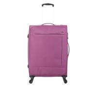 TOTTO - Valigia da viaggio in tessuto, Travel Lite M, valigia media, 45,5 x 66 x 23,5 cm, capacità 54 L, ruote girevoli 360º, maniglia telescopica, cinghia di compressione interna, lucchetto TSA, rosa