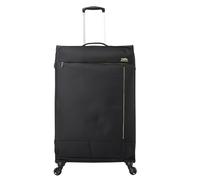 Totto - Valigia morbida - Travel Lite - Valigia media - Colore nero - Bagaglio da stiva - Chiusura TSA - Fodera in poliestere