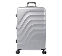 TOTTO - Valigia Rigida Grande, Modello Bazy+, 50 x 79 x 30,5 cm, Capacità 100 L, Espandibile, Alta Resistenza agli Urti, Ruote 360º, Maniglia Telescopica, Cinghie Interne, Lucchetto TSA, Colore Grigio