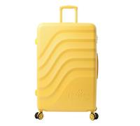 TOTTO - Valigia Rigida Grande, Modello Bazy+, 50 x 79 x 30,5 cm, Capacità 100 L, Espandibile, Resistenza agli Urti, Ruote 360º, Maniglia Telescopica, Cinghia Interna, Lucchetto TSA, Colore Super Lemon
