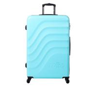 TOTTO - Valigia Rigida Limpet Shell Grande, Modello Bazy, 51,8 x 78,8 x 30 cm, Capacità 12 L, Elevata Resistenza agli Urti, Ruote 360º, Maniglia Telescopica, Cinghie Interne, Lucchetto TSA, Colore Blu