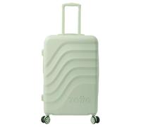 Totto - Valigia Rigida Media, Modello Bazy+, 43,5 x 69 x 26 cm, Capacità 64 L, Espandibile, Resistenza agli Urti, Ruote 360º, Maniglia Telescopica, Cinghie Interne, Lucchetto TSA, Colore Nebbia Prato