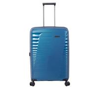 Totto - Valigia rigida - Traveller - Valigia media - Poseidon - Colore blu - Sistema espandibile - Sistema TSA - Fodera in poliestere