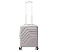 TOTTO - Valigia Trolley da Cabina, Modello Bazy+, 39,5 x 54,5 x 22,5 cm, 39 L, Espandibile, Resistenza agli Urti, Ruote 360º, Maniglia Telescopica, Cinghie Interne, Lucchetto TSA, Colore Bianco Sabbia