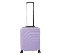 Totto - Valigia Trolley da Cabina, Modello Bazy, 55 x 40 x 20 cm, Capacità 40 L, Elevata Resistenza agli Urti, Ruote 360º, Maniglia Telescopica, Cinghie di Compressione Interne, Lucchetto TSA, Viola