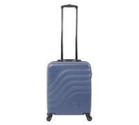Totto - Valigia Trolley da cabina, Modello Bazy, 55 x 40 x 20 cm, Capacità 40 L, Resistenza agli Urti, Ruote girevoli 360º, Maniglia Telescopica, Cinghie di Compressione Interne, Lucchetto TSA, Blu