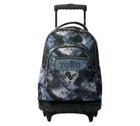 TOTTO - Zaini scolastici con ruote, capacità 26 l, diversi modelli, con tasca per PC, maniglia telescopica, tasche laterali bottiglia, cinghie ergonomiche, stampe uniche, Film, M