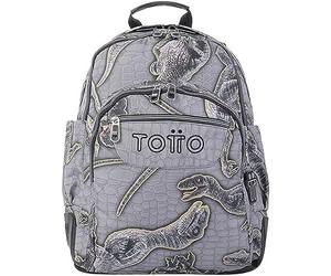Totto Zaino scolastico stampato dinosauri - Crayoles TAGLIA GRANDE