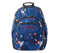 TOTTO Zaino Scuola Blu e calciatori - Crayoles