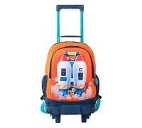 TOTTO Zaino Scuola Ruote COHETY M Unisex-Adulto Arancione 60