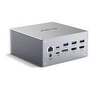 TOTU Docking station USB-C 4K a 30 Hz con supporto di ricarica per sistemi MacBook Pro e Windows USB 3.1 Gen2 tipo C (2 HDMI, DP, 7 porte USB, 60 W USB PD), solo MacOS supporta la modalità mirror