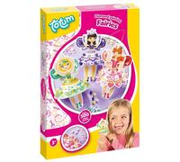 Totum -29811 Creative Kit Decorate Fairies with Paint and Diamonds 13x19x4, Mult