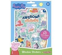 Totum 360129 Peppa Pig Window Stickers with Over 50 Reusable Stickers and a Land