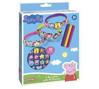 Totum 360150 Peppa Pig Charm-Armband-Set, mehrfarbig, M