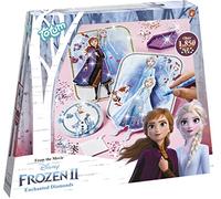 Totum-680722 Disney Frozen II Diamond Painting Set: Crea Carte 3D di Anna & Elsa e Olaf con Bellissimi Diamanti, Colore, Mittel, 680722