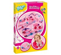 Totum Creativity Fashion Craft Set: Braccialetti di gommapiuma con Paillettes, Glitter e Diamanti, Colore, 029255