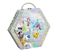 Totum Disney Diamond Painting Personaggi in bella confezione regalo - 6 personaggi Disney da decorare con oltre 850 diamanti in valigetta glitterata, regalo per bambini, medio