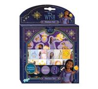 Totum Disney Wish - Set di 3 fogli adesivi per creatività, scrapbooking o decorazione, adatto a bambini dai 3 anni in su