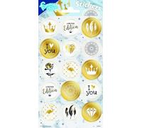 Totum foglio adesivo oro - adesivi creativi per bambini