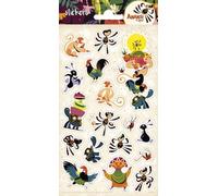 Totum - Foglio di adesivi Anansi de Spin - adesivi colorati per bambini