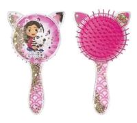 Totum spazzola per capelli Gabby's Dollhouse con orecchie di gatto e glitter