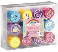 Totum TM Essentials Stamp Set - Self-Inking Stamps in Various Unicorn Designs, G