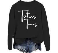 Totus Tuus Felpa con cappuccio Totus Tuus, Nero-y, L