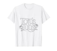 Totus Tuus Floral Catholic Marian Design Cattolico Latino Maglietta