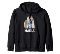 Totus Tuus Maria Totalmente tua cattolica JPII Madre Maria Felpa con Cappuccio