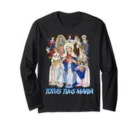 Totus Tuus Maria Totalmente tua cattolica JPII Madre Maria Maglia a Manica