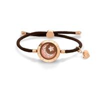 TOTWOO Braccialetti tattili a lunga distanza con funzione di vibrazione Gioielli intelligenti per lui e per lei, braccialetti coordinati con sole e luna, regali di coppia, relazioni d'amore, coppia