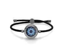 TOTWOO Braccialetti tattili a lunga distanza con funzione di vibrazione Gioielli intelligenti per lui e per lei, braccialetti coordinati con sole e luna, regali di coppia, relazioni d'amore, coppia