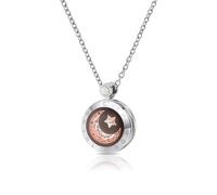 TOTWOO Collana Singola per Coppie con Vibrazione, Luci e Touch - Accoppiamento Bluetooth per Relazioni a Lunga Distanza - Regalo Romantico per Colmare la Distanza