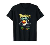Toucan Do It - Simpatico Gioco di Parole di Tucano Che flette Grafico Maglietta
