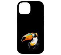 Toucan indossa occhiali da sole - divertente uccello pet bird watching Custodia per iPhone 14