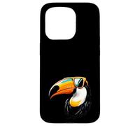 Toucan indossa occhiali da sole - divertente uccello pet bird watching Custodia per iPhone 15 Pro