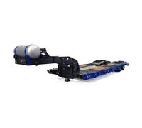 TOUCAN RC HOBBY 1/14 2 assi piana in metallo per trattore Tamiya LS RC, camion radiocomandato, terna per escavatore, sistema di illuminazione, regalo speciale