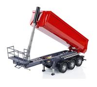 TOUCAN RC HOBBY 1/14 3 assi metallo idraulico RC Dump Trailer per il camion telecomandato del trattore
