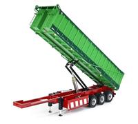 TOUCAN RC HOBBY 1/14 metallo 3 assi RC idraulico Dumper Trailer tenda elettrica per il camion del trattore