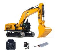 TOUCAN RC HOBBY 1/14 RC Escavatore Pesante Idraulico 395F Metallo Telecomando Digger Modello Finito 1.0L Doppia Pompa Paladino PL18EV LITE Radio