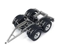 TOUCAN RC HOBBY 2 assi 1/14 rimorchio del metallo con la trazione della quinta ruota per il modello del camion dell'automobile di LESU RC