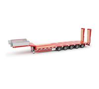 TOUCAN RC HOBBY 5 assi sterzo LESU 1/14 metallo sella rimorchio idraulico supporto elettrico gambe per il fai da te RC trattore camion modello per adulti progresso modello