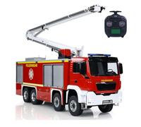 TOUCAN RC HOBBY Camion dei vigili del fuoco estensibile della torretta 8x4 RC della torretta 8x4 RC del telaio del metallo di 1/14 dell'uomo